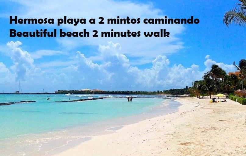 Private Rooms In A Hotel-Type Apartment - Super Located Puerto Aventuras Luaran gambar