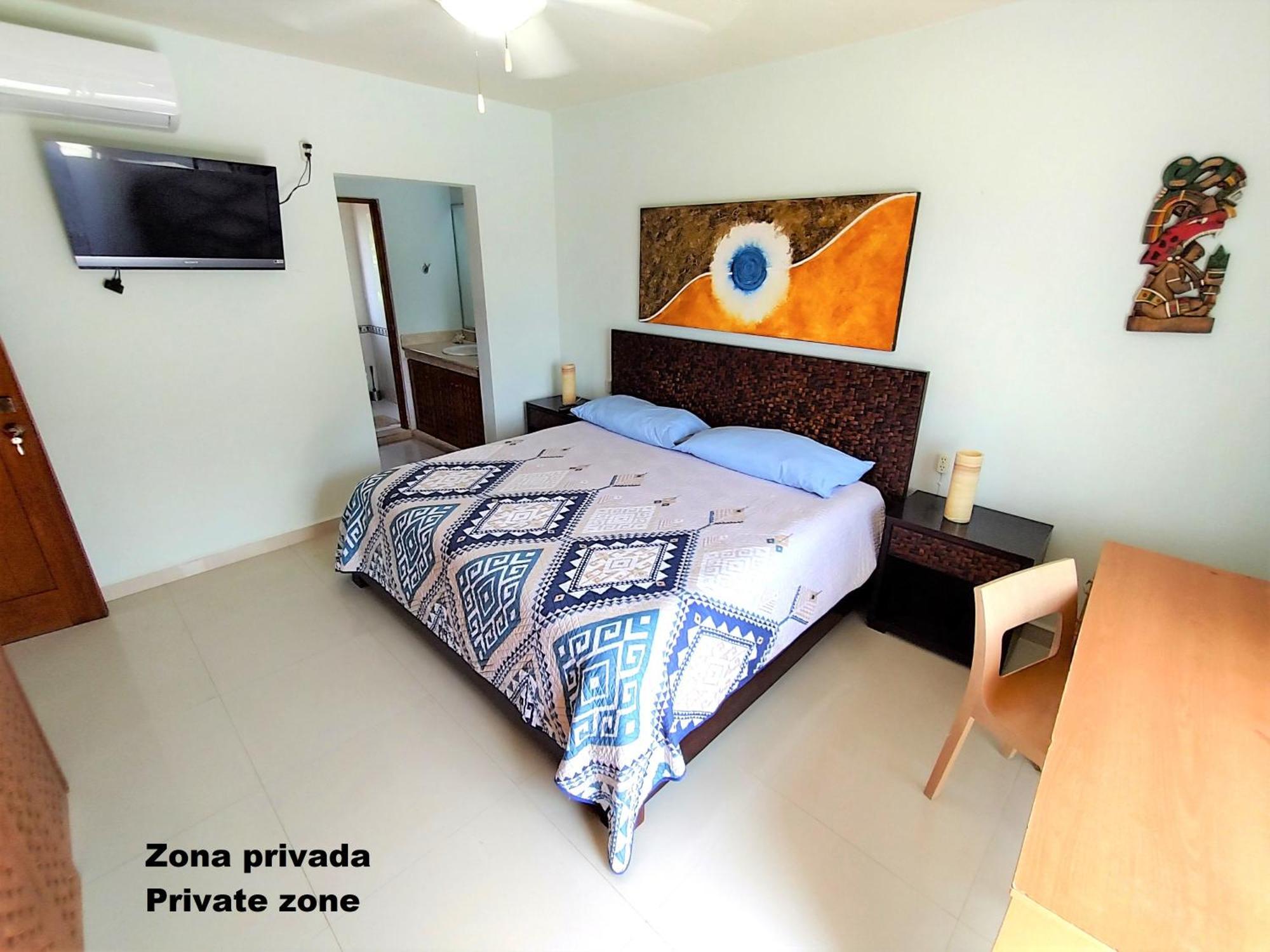 Private Rooms In A Hotel-Type Apartment - Super Located Puerto Aventuras Luaran gambar